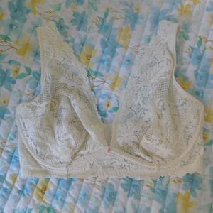 Le Mystere Ivory Lace Allure Unlined Underwire Bra Style 8246 36 DDD F